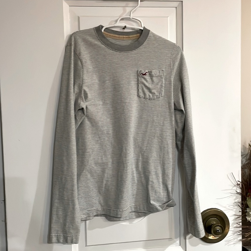 Mens Large Hollister Long Sleeve Shirt